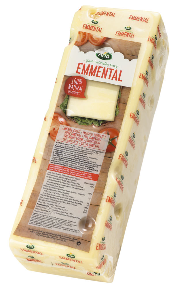 ARLA HO.RE.CA Emmental Bavarese blocco da 2,5kg