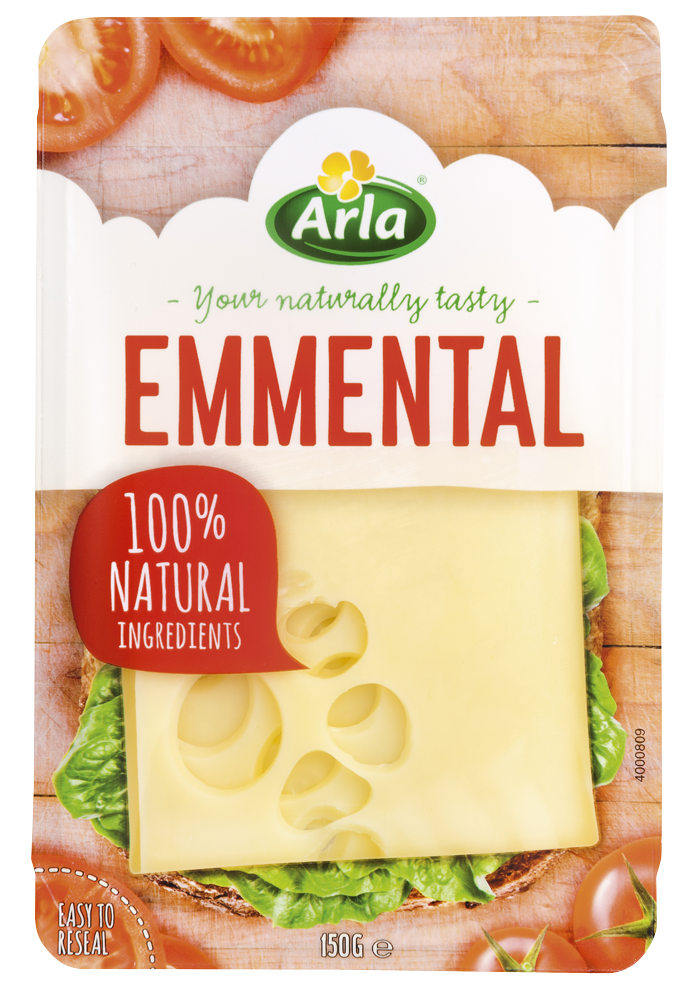 Arla Formaggi Emmental a fette 150g